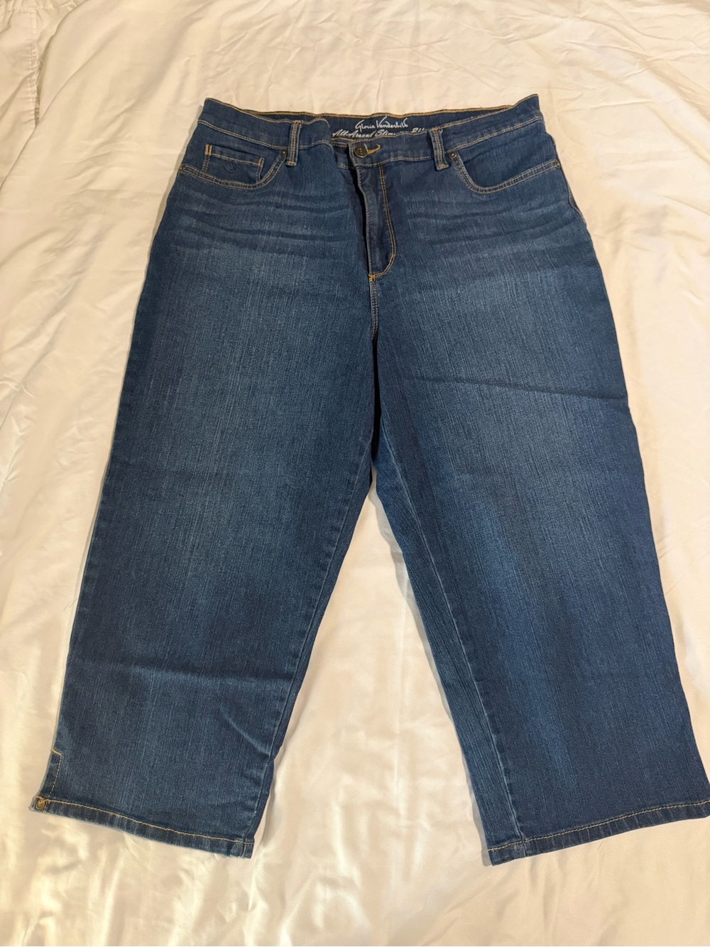 Gloria Vanderbilt Amanda All-Around Slimming Crop Jeans 14